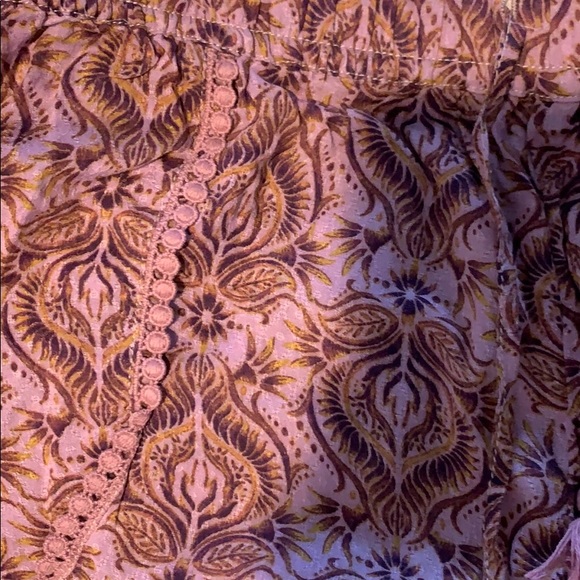 Flowy purple boho short - Picture 2 of 2